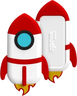 MONEY WALKIE, pokrowiec na portfel zbliżeniowy model rocket compact, biały - Portfele - miniaturka - grafika 1