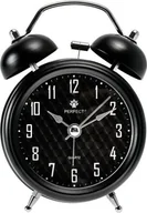 Zegary - Perfect Budzik Perfect PT253 czarny głośny alarm cichy mechanizm . - miniaturka - grafika 1