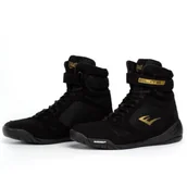 Kimona, stroje i obuwie - Everlast Buty Bokserskie Elite 2 Black/Gold - miniaturka - grafika 1
