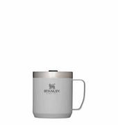 Kubki termiczne - Kubek termiczny kempingowy Stanley Classic Camp Mug 350 ml (beżowy) ASH - miniaturka - grafika 1