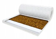 Materace - Materac Nawierzchniowy 80x180 kokos Topper 4cm - miniaturka - grafika 1