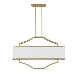 Gerdo Ovale Old Gold lampa wisząca 4-punktowa złoto satynowe OR84856 - Lampy sufitowe - miniaturka - grafika 1