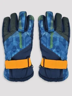 Rękawiczki narciarskie 5P chłopięce niebieskie 16 - Rękawice narciarskie - miniaturka - grafika 1