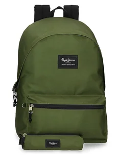 Pepe Jeans Plecak "Aris" w kolorze khaki - 31 x 44 x 17 cm - Plecaki - miniaturka - grafika 1