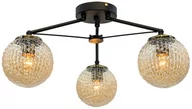 Lampy sufitowe - MLAMP Loftowa LAMPA sufitowa ELM2100/3 BLACK MLAMP metalowa OPRAWA modernistyczna czarna ELM2100/3 BLACK - miniaturka - grafika 1
