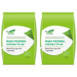 Bio Planet Mąka pszenna tortowa typ 480 Zestaw 2 kg Bio - mąka - Mąka - miniaturka - grafika 1