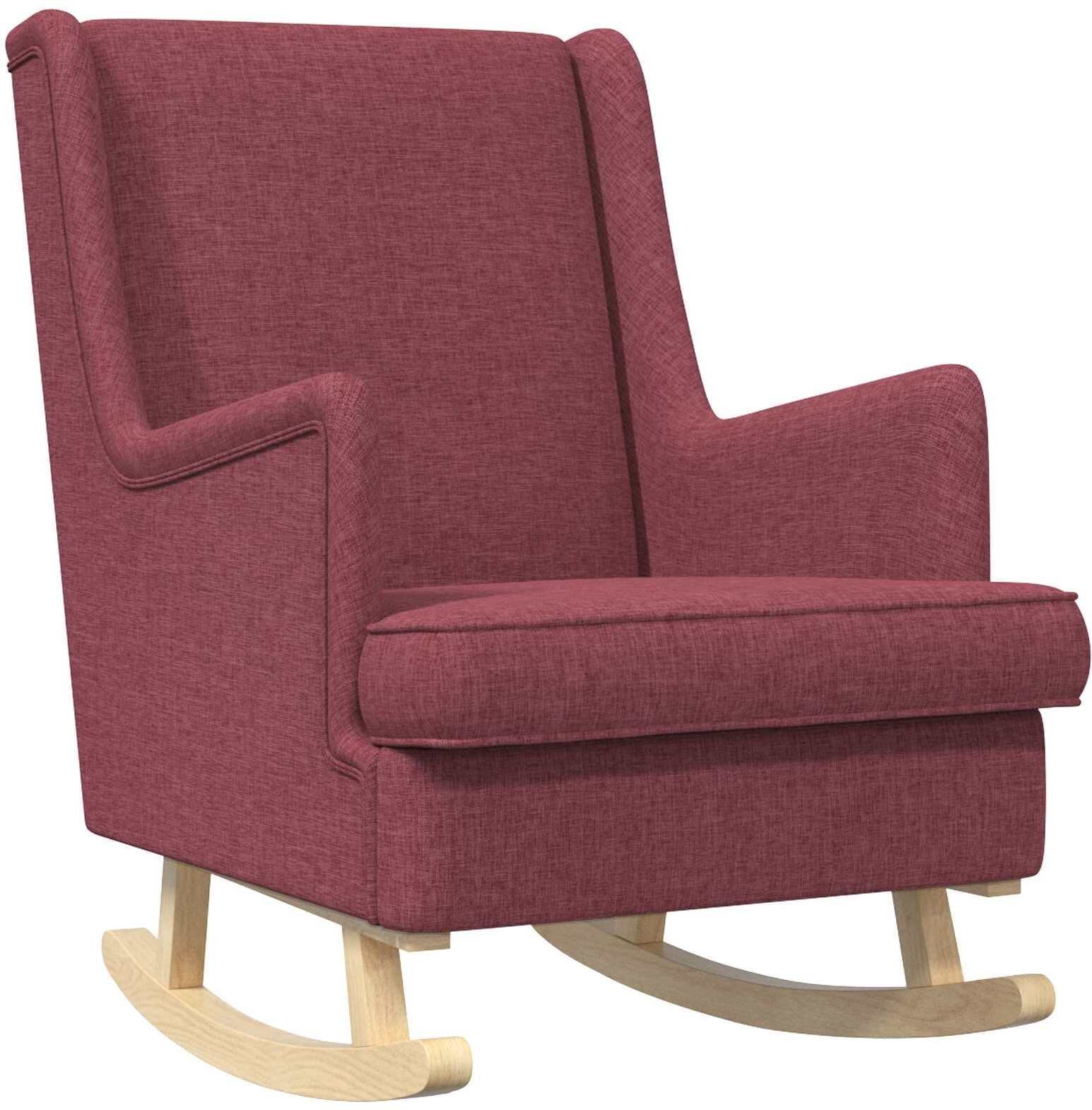 vidaXL vidaXL Fotel bujany Czerwone wino 62 x 80 x 85 cm tkanina