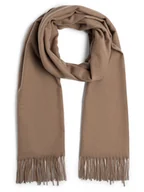 Apaszki i szaliki damskie - Pieces Szalik damski - PCNoah Kobiety brązowy jednolity, ONE SIZE - miniaturka - grafika 1