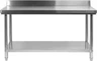 Stoły gastronomiczne - Yato Yato Stół przyścienny składany z półką 1400x600x850 mm YG-09023 - miniaturka - grafika 1