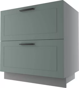Bergamo Szafka Dolna D2E/80 Hettich Miętowy Mat - Meble kuchenne - miniaturka - grafika 1
