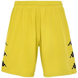 Kappa Męskie spodnie sportowe Dorgo, zielone limonkowe, czarne, S - Spodenki męskie - miniaturka - grafika 1