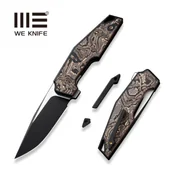 Noże - Nóż składany WE Knife OAO Black Titanium/Copper Foil Carbon Fiber, Black Stonewashed/Satin CPM 20CV by Tashi Bharucha (WE23001-2) - miniaturka - grafika 1