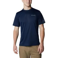 Odzież trekkingowa damska - Koszulka sportowa męska Columbia Columbia Hike Crew z krótkim rękawem - miniaturka - grafika 1