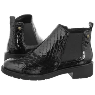 Botki Czarne P7219-01/00-7 (MA1429-b) Maciejka - Botki damskie - miniaturka - grafika 1
