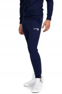 Spodnie sportowe męskie - NEW BALANCE SPODNIE DRESOWE MĘSKIE GRANAT R-XL - miniaturka - grafika 1
