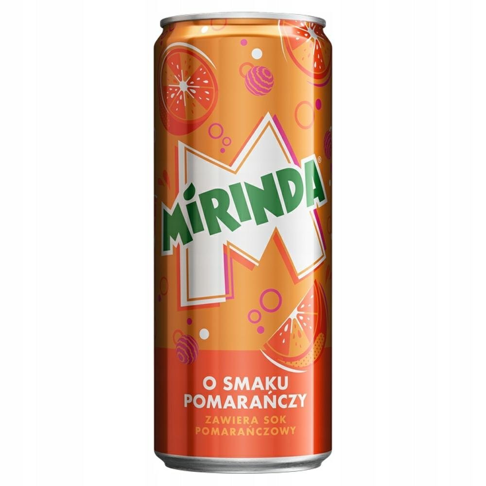 MIRINDA ORANGE 330ML PUSZKA WYSOKA