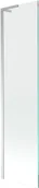 Parawany nawannowe - Mexen Next L parawan nawannowy 1-skrzydłowy 90 x 150 cm, transparent, chrom - 895-090-000-03-00-01 - miniaturka - grafika 1