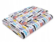 Pościel dla dzieci - Komplet 2-częściowy z wypełnieniem - kolorowe autka - miniaturka - grafika 1