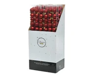 Bombki - Małe Bombki Na Choinkę 3Cm Plastikowe Ozdobne X14 Czerwone - miniaturka - grafika 1
