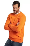 Swetry męskie - JP 1880 sweter męski, Rumba Orange, 3XL Duże Rozmiary - miniaturka - grafika 1