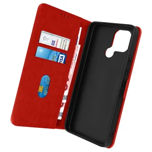 Folio Xiaomi Redmi A1 2022 Etui i stojak na wideo w kolorze czerwonym - Etui i futerały do telefonów - miniaturka - grafika 1
