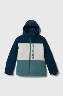 Quiksilver kurtka narciarska dziecięca SIDE HIT YOUTH SNJT kolor niebieski - Kurtki i płaszcze dla dziewczynek - miniaturka - grafika 1