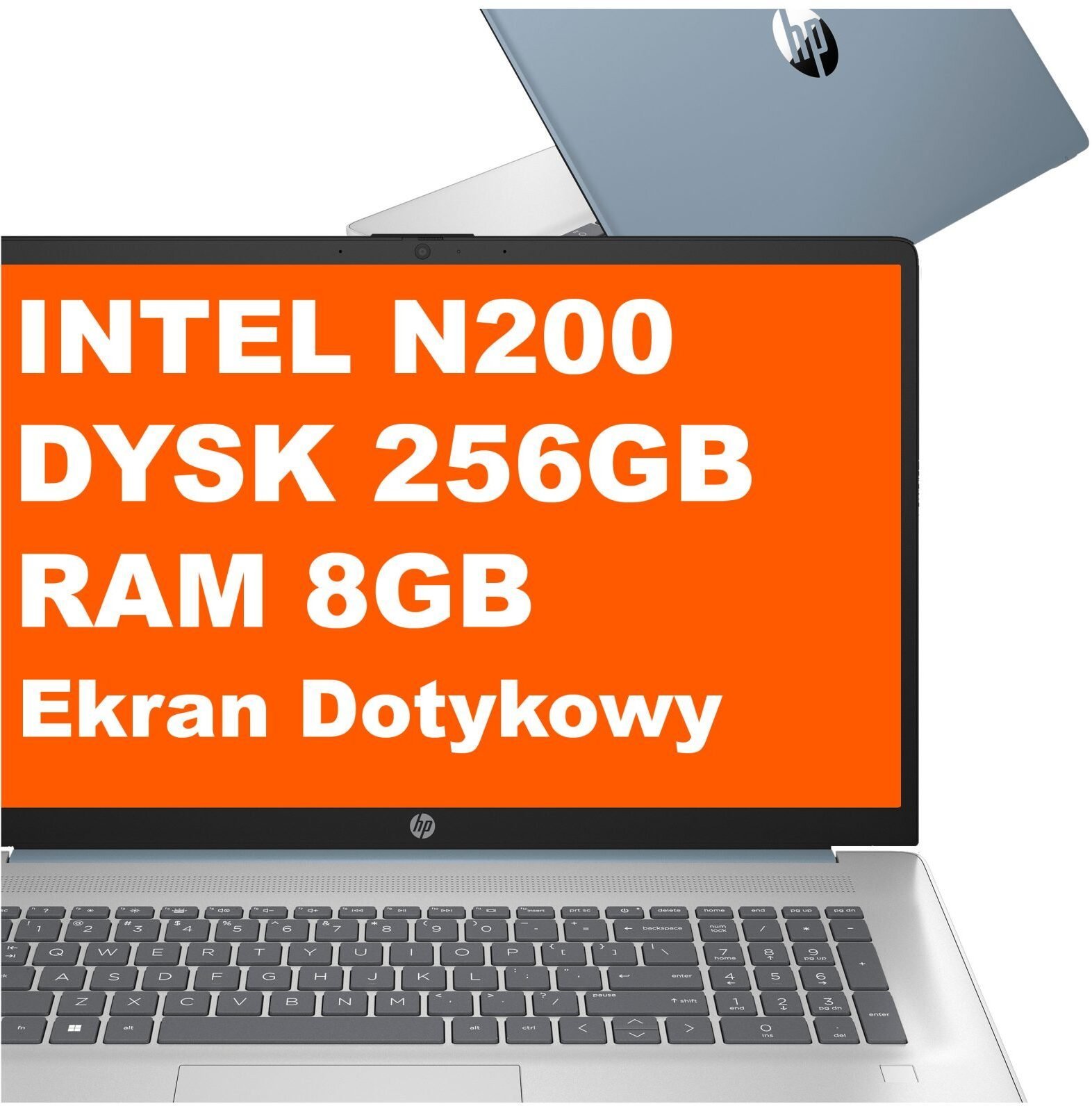 HP 17-cn3202ds / BK1G8UA / Intel N200 / 8GB / 256GB / Intel UHD / HD+ / Dotyk / Win 11 / Niebieski
