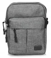 Torby męskie - Torba męska na ramię praktyczna saszetka na pasku szara Pako Jeans - miniaturka - grafika 1