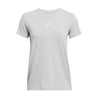 Koszulki i topy damskie - Damska Koszulka z krótkim rękawem UNDER ARMOUR OFF CAMPUS CORE SS 1383648-012 – Szary - miniaturka - grafika 1