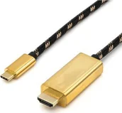 Adaptery i przejściówki - Roline Kabel adaptera ROLINE GOLD USB typu C - HDMI, M/M, 2 m - miniaturka - grafika 1