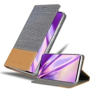 Etui i futerały do telefonów - Cadorabo Etui do Xiaomi RedMi NOTE 10 4G / RedMi NOTE 10S Etui ochronne w kolorze szarym Etui na telefon komórkowy Etui na książkę Pokrowiec - miniaturka - grafika 1
