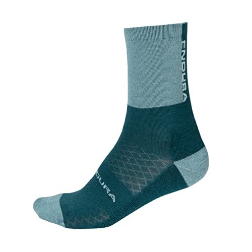 Endura Damskie Baabaa zimowe skarpety kolarskie, Deep Teal, ONESZ