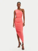 Sukienki - Patrizia Pepe Sukienka koktajlowa 2A2919 J280 R854 Koralowy Regular Fit - miniaturka - grafika 1