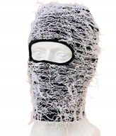 Czapki damskie - Kominiarka Yeata Czarno Biała Balaklawa Maska Ocieplana Drill Streetwear - miniaturka - grafika 1