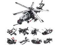 Klocki - Klocki Wojsko 3w1 helikopter - miniaturka - grafika 1