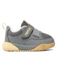 Buty dla chłopców - Sneakersy Reima Kiirus 5400006A Szary - miniaturka - grafika 1