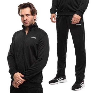 Dres Męski adidas Sportowy Komplet Dresowy Treningowy Czarny roz. M