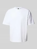 Koszulki męskie - T-shirt z wyhaftowanym logo - miniaturka - grafika 1