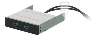 Chieftec MUB-3002 hub wewnętrzny 3,5 USB3.0 2 porty czarny - Huby USB - miniaturka - grafika 4