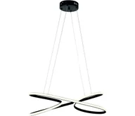 Lampy sufitowe - LED Żyrandol na lince LED/40W/230V 4000K czarny - miniaturka - grafika 1