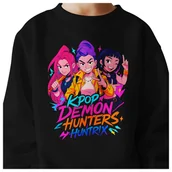 Bluzy dla dziewczynek - BLUZA DZIECIĘCA KPOP DEMON HUNTERS HUNTRIX 146-152 BAWEŁNIANA JAKOŚĆ - miniaturka - grafika 1