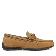 Mokasyny męskie - Mokasyny Geox U Spherica Ec16 U55HYB 00022 C6018 Brązowy - miniaturka - grafika 1