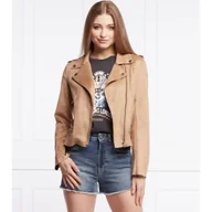 Kurtki damskie - GUESS Ramoneska MONICA | Regular Fit - miniaturka - grafika 1