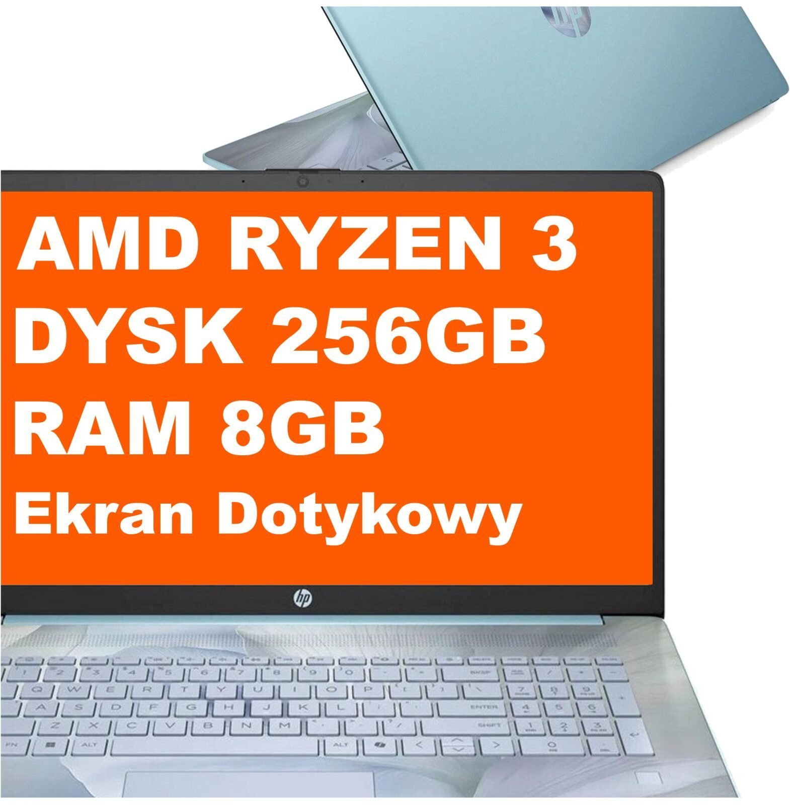 HP 17-cp2335ds BL0W6UA Ryzen 3 8GB 256GB AMD Radeon 17,3