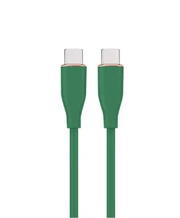GEMBIRD Kabel USB Typ-C Power Delivery PD ładowanie i transmisja danych 60W oplot silikonowy 1.5m kolor zielony - Kable USB - miniaturka - grafika 1