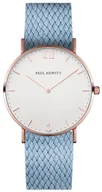 Zegarki męskie - Zegarek Paul Hewitt PH-SA-R-ST-W-26M Sailor Line Rose Gold White Blue - miniaturka - grafika 1