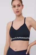 Bielizna sportowa damska - Under Armour biustonosz sportowy Seamless kolor czarny - miniaturka - grafika 1