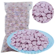 Dodatki do ciast w proszku - Posypka na tort bezy beziki cukrowe ozdoby fioletowe dekoracje 500g 285szt - miniaturka - grafika 1