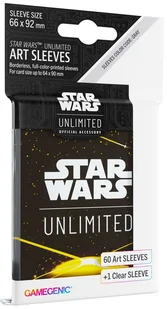 Gamegenic: Star Wars Unlimited - Art Sleeves - Card Back Yellow - gra - Akcesoria do gier planszowych - miniaturka - grafika 1