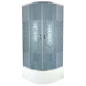 Kabiny prysznicowe - Kabina prysznicowa PARMA CUBIC DARK 80 BREEZZ - miniaturka - grafika 1